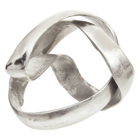 Luna Silver Knot Sculpture