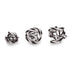 Heidi Black & White Glass Ornaments - Set of 3