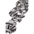 Heidi Black & White Glass Ornaments - Set of 3