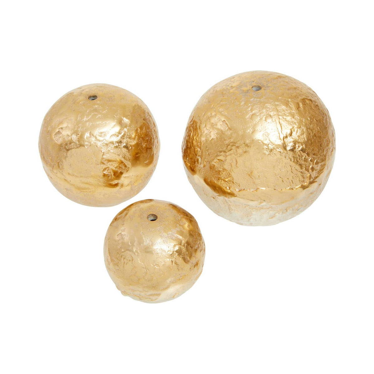 Destiny Ombre Metallic Deco Balls Set of 3 My Home Rocks