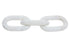 Nason White Marble Three Link Chain Sculpture