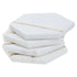 SENA Set of 4 White Marble Coasters