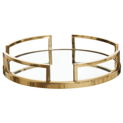 Crizer Gold Mirrored Tray
