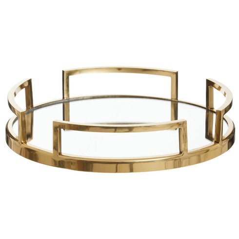 Crizer Gold Mirrored Tray