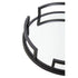 Cruz Matte Black Mirrored Tray