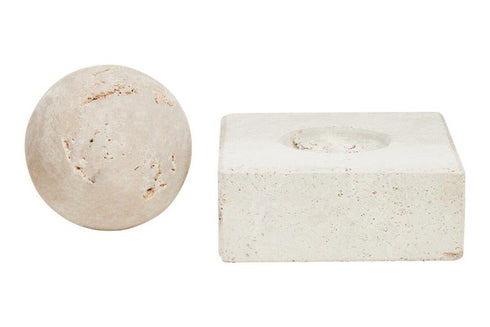 Tibor Travertine Sculpture