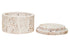 Tibor Travertine Round Trinket Box