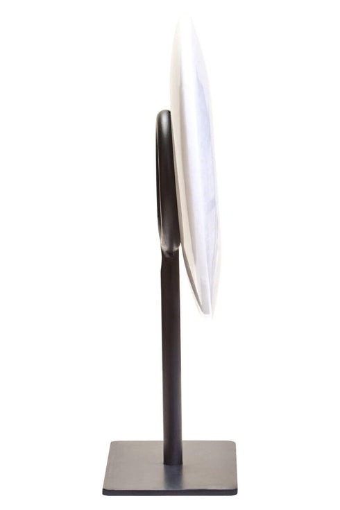 White Marble Disc Sculpture