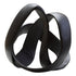 Prato Matte Black Circular Sculpture