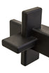 Cato Black Wood Sculpture