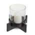 Hydrox Matte Black Candle Holder - Small
