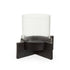 Hydrox Matte Black Candle Holder - Small