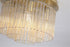 Swiss Flush Ceiling Light 5LT - Gold & Champagne