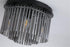 Swiss Flush Ceiling Light 5LT - Matt Black & Smoked
