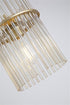 PRE-ORDER Swiss 1 Light Pendant - Gold & Champagne