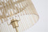 Swiss 1 Light Floor Lamp - Gold & Champagne