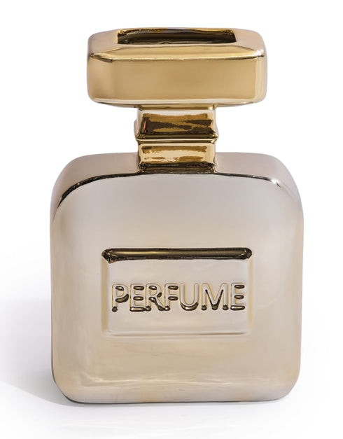 Electro Gold Perfume Bottle Vase
