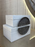Nickel Dimple Box Set - White