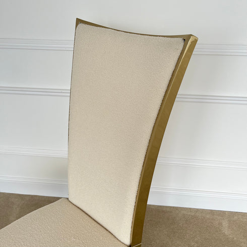 Grace Boucle & Smoked Brass Dining Chair