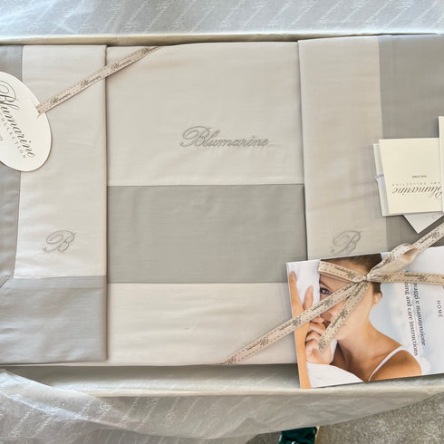 Blumarine Grand Hotel Kingsize Duvet Cover Pearl & Cloud