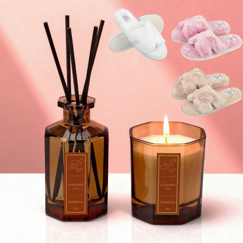 Gift Set & Open Toe Slipper Bundle