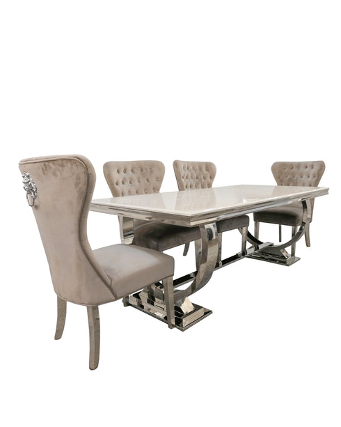 Alma Ivory 4-6 Seater Dining Table