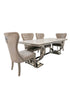 Alma Ivory 4-6 Seater Dining Table