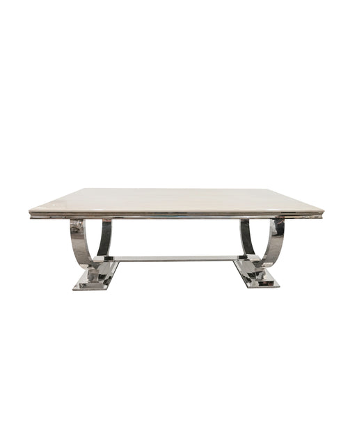 Alma Ivory 4-6 Seater Dining Table