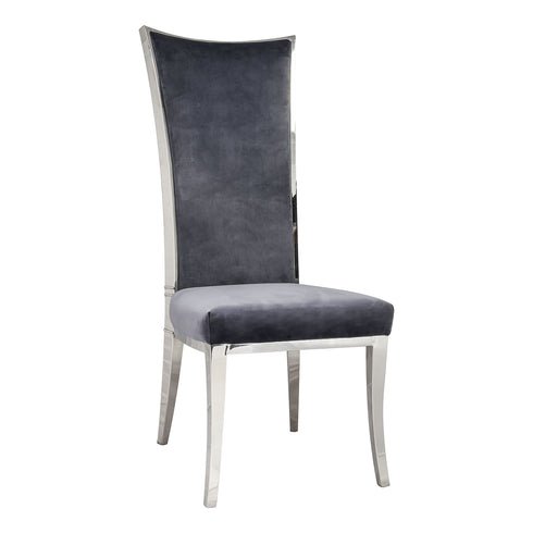 Grace High Back Chair -Grey