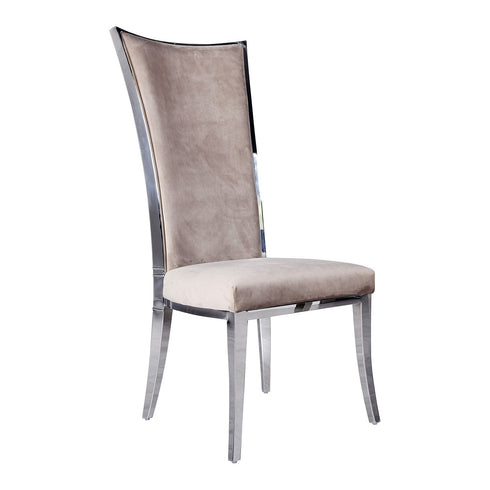 Grace High Back Chair-Latte