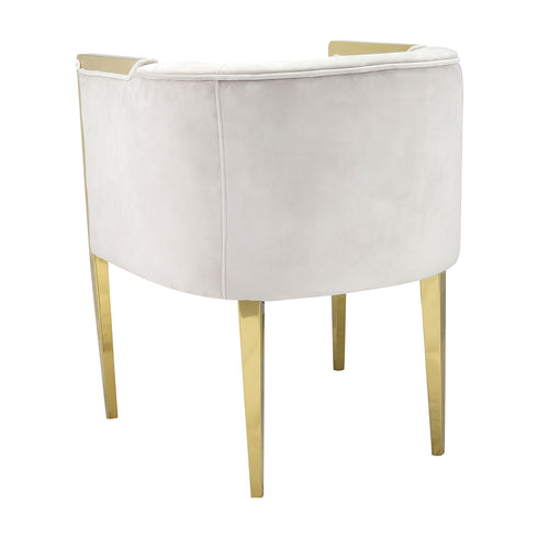Hannah Bucket Chair Smoked Brass Mink