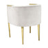 Hannah Bucket Chair Smoked Brass Mink