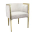 Hannah Bucket Chair Smoked Brass Mink