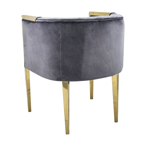 Hannah Grey Bucket Chair