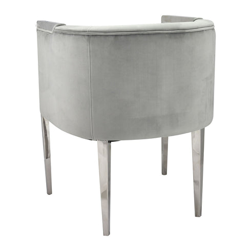Hannah Bucket Chair - Silver