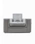 Denver Silver 3 Seater Sofa