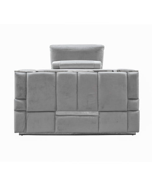 Denver Silver 3 Seater Sofa