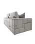 Denver Silver 3 Seater Sofa