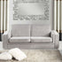 Denver Silver 3 Seater Sofa