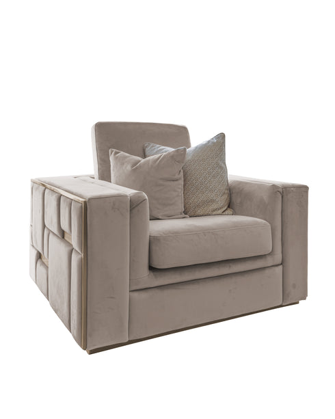 Denver Mink & Gold Chair