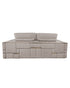 Denver Mink & Gold 3 Seater Sofa