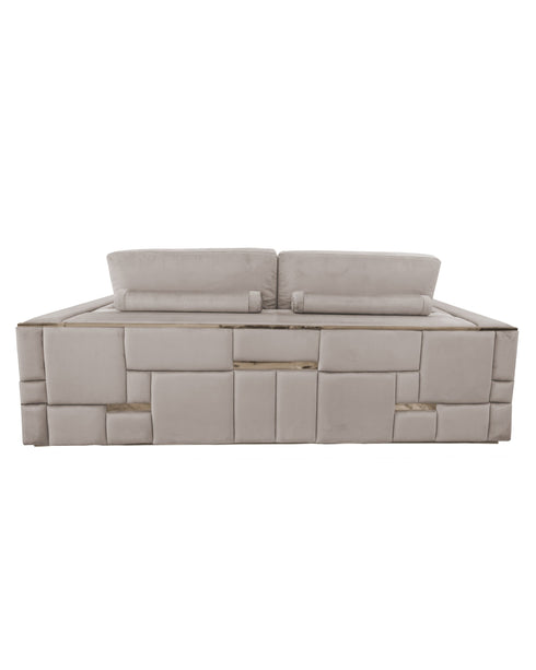Denver Mink & Gold 3 Seater Sofa