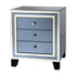 Atlantis 3 Drawer Bedside Grey