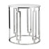 Ovada Top Side Table - White Marble