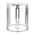 Ovada Clear Glass Side Table