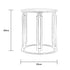 Ovada Clear Glass Side Table