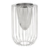 Silver Caged Vase