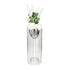 Floor Standing Silver Caged Vase