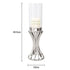 Pillar Candle Holder - Silver