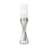 Pillar Candle Holder - Silver